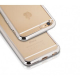 Husa Silicon Clear iPhone 6 Plus (5,5) Silver