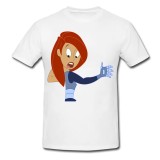 Tricou &quot; Kim Possible blue &quot;
