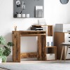 vidaXL Birou cu Raft Lemn Vechi 106x40x88.5cm, Birou Calculator, Maro, Lemn Compozit, Birou Modern, Birou Studenti, Birou Ergonomic