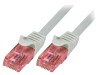 Patch Cord U/UTP Cat6 LSZH Alb 5m, Logilink