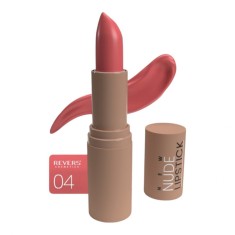 Ruj de buze Revers, New Nude Lipstick 04, nude cald satinat, 4 g