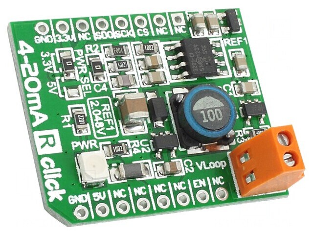 Convertor SPI 4-20mA R Click