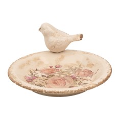 Hranitoare pasari ceramica multicolora Bird &Oslash; 21x10 cm