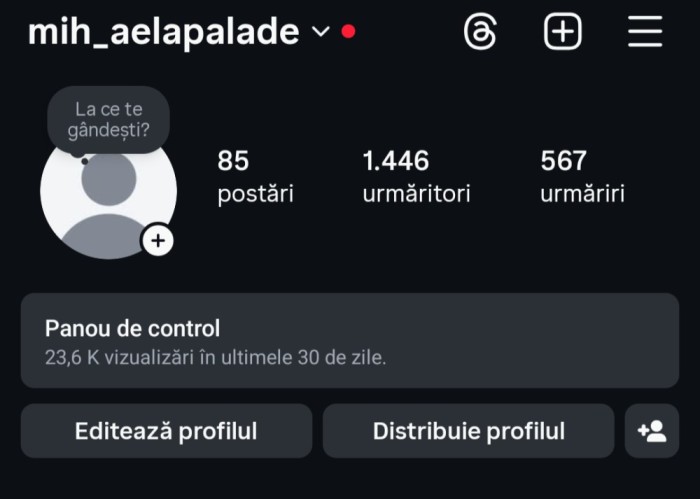 V&acirc;nd cont de Instagram de 1k