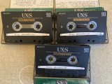 Lot 3 Casete SONY CrO2 - Inregistrate o singura data - 26