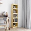Bibliotecă/Separator cameră, 40x30x167,5 cm, lemn masiv pin
