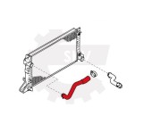 Furtun radiator Ford Transit, 86-1994, Transit 1994-2000, diametru 35/40 mm, cauciuc, RapidAuto 3246PW-1