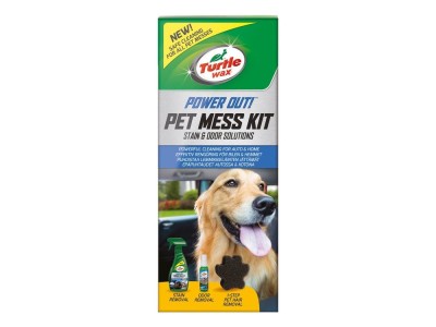 Kit curatare interior masina Turtle Wax Power Out Pet Mess Kit ( solutie curatat, solutie eliminare miros, burete curatat par animale) AutoDrive ProPa foto