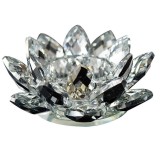 Cumpara ieftin Floare de lotus argintie din cristal