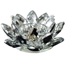 Floare de lotus argintie din cristal