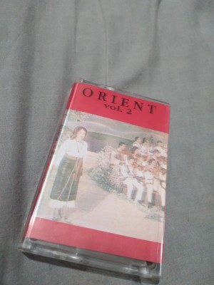 CASETA AUDIO MUZICA DE PETRECERE -FORMATIA ORIENT VOL 2 DE TARABA foto
