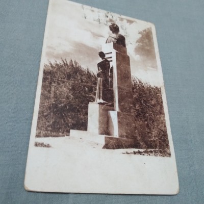 CARTE POSTALA 1946 CONSTANTA-STATUIA LUI EMINESCU CIRCULATA foto