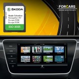 SD Card actualizare hărți navigație SKODA Columbus MIB2 / MIB2.5 Europa 2025