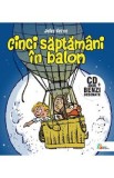 Cinci saptamani in balon + CD - Jules Verne