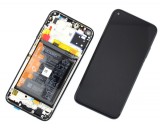 Display Huawei Nova 5i Display Service Pack cu Rama Black Negru