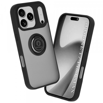 Husa pentru Apple iPhone 17 Pro Max, Techsuit, Glinth, Neagra foto