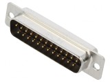 Conector D-Sub 25-Pin Mufă Tată Lipire Aurit