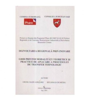 G. Radu Grigore, B. Dumitru - Dezvoltarea regionala prin inovare - foto
