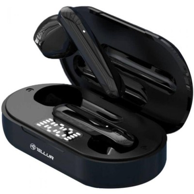 Casti Bluetooth Tellur Flip TWS, negru foto