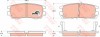 Set placute frana,frana disc MITSUBISHI PAJERO II (V3_W, V2_W, V4_W) (1990 - 1999) TRW GDB1127