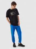 Pantaloni jogger de trening pentru bărbați - albaștri, 4F Sportswear