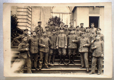 P.183 CP GERMANIA ARMATA WWI MILITARI 1916 FELDPOST 127/88mm foto