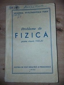 Probleme de fizica pentru clasele 8-11 foto