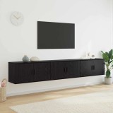 Cumpara ieftin Set Dulap TV montat pe perete 3 buc. 80 x 34,5 x 40 cm