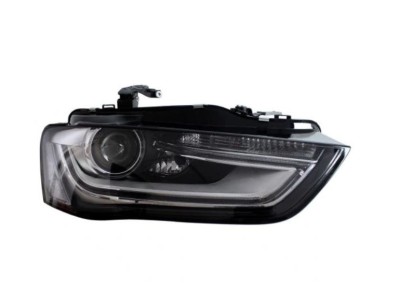 Far AUDI A4/S4 (B8), 11.2011-12.2015, partea Dreapta, DEPO, cu &amp;amp;quot;lumina timp de zi&amp;amp;quot; tip LED; D3S+H7+LED; electric; fara bec descarcare; fara foto