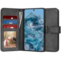 Husa pentru Google Pixel 8 Pro, Techsuit, Diary Book, Neagra foto
