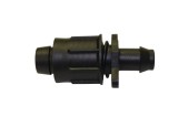 Conector simplu pentru banda pentru irigatii prin picurare, negru, polipropilena, set 2 buc