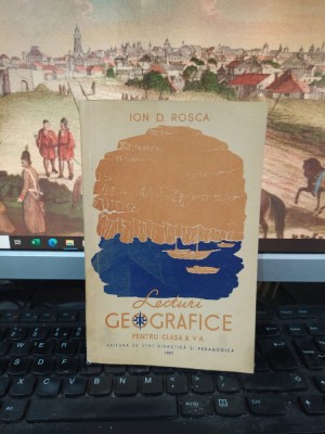 Ion D. roșca, Lecturi geografice pentru clasa a V-a, București 1957, 079 foto