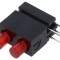 LED Roșu 3mm 20mA 100&deg;