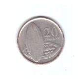 Moneda Ghana 20 pesewas 2016, stare buna, curata