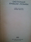 Leon Levitchi - Dictionar englez-roman (editia 1971)