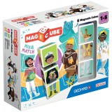 Set de constructie magnetic Magic Cube Match, 6 piese