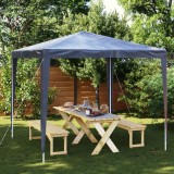 VidaXL Cort de petrecere, albastru, 2,5 x 2,5 m