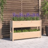 VidaXL Jardinieră, 112x25x66 cm, lemn masiv de pin 823927