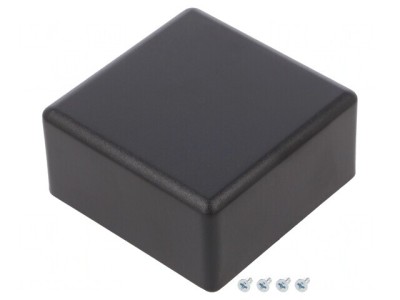 Carcasă Universală ABS Neagră 71x71x37mm foto