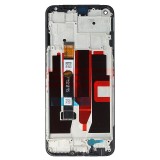 Display LCD Touchscreen cu Rama Compatibil Realme 8 5G Negru (Black) Bulk