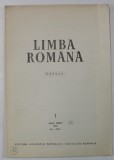 LIMBA ROMANA , NR. 1 , CONTINE : NOTE LEXICALE SI ETIMOLOGIE de MIHAI MITU , 1976
