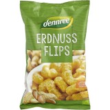 Dennree Pufuleti Bio cu Arahide 115g - Gustare Naturala Fara Arome si Conservanti Artificiali
