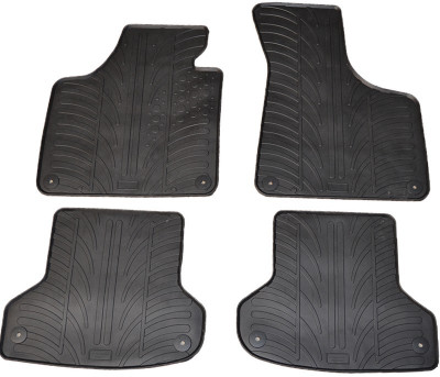Set covorase auto din cauciuc Audi A3 Hatchback/ Sportback (8P) 2003-2011, 3/5 usi, , Negru, Gledring, 4 buc. foto