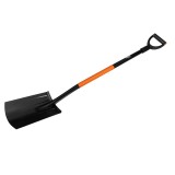 Lopata calita cu maner metalic drept si prindere D, 1200 mm