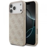 Husa pentru Apple iPhone 17 Pro Max, Guess, 4G Classic, Roz