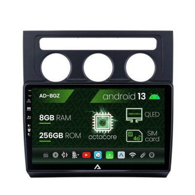 Navigatie Volkswagen Touran (2003-2010), Android 13, Z-Octacore 8GB RAM + 256GB ROM, 10.1 INCH - AD-BGZ10008+AD-BGRKIT053 foto