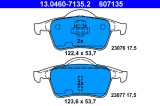 ATE 13.0460-7135.2 set placute frana,frana disc