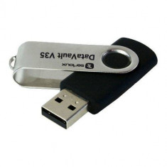 Memorie USB Serioux DataVault V35 128GB USB 3.0 Negru foto