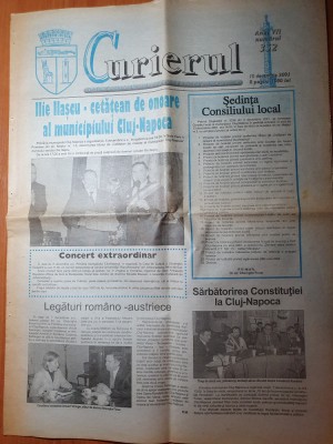 curierul primariei municipiului cluj napoca 10 decembrie 2001-ilie ilascu foto