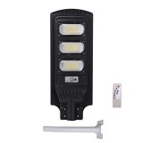 Lampa Solara LED 300W cu Telecomanda, Suport Prindere, IP65, Acumulator, Autonomie 12h, Lumina 18000lm, 6500K